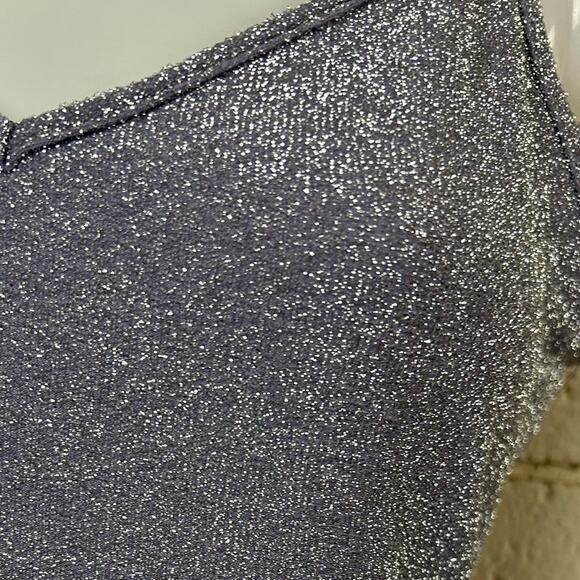 Haute Mode Purple Sparkle Bodysuit size S - Picture 4 of 8